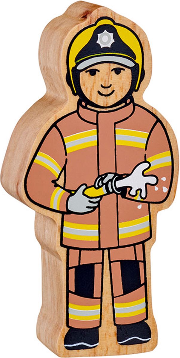 Lanka Kade houten speelgoed Brandweerman - educatief en kleurrijk