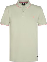 Petrol Industries Heren Polo Shirt - Korte Mouw - Katoen - Herenkleding - Groen - Maat S