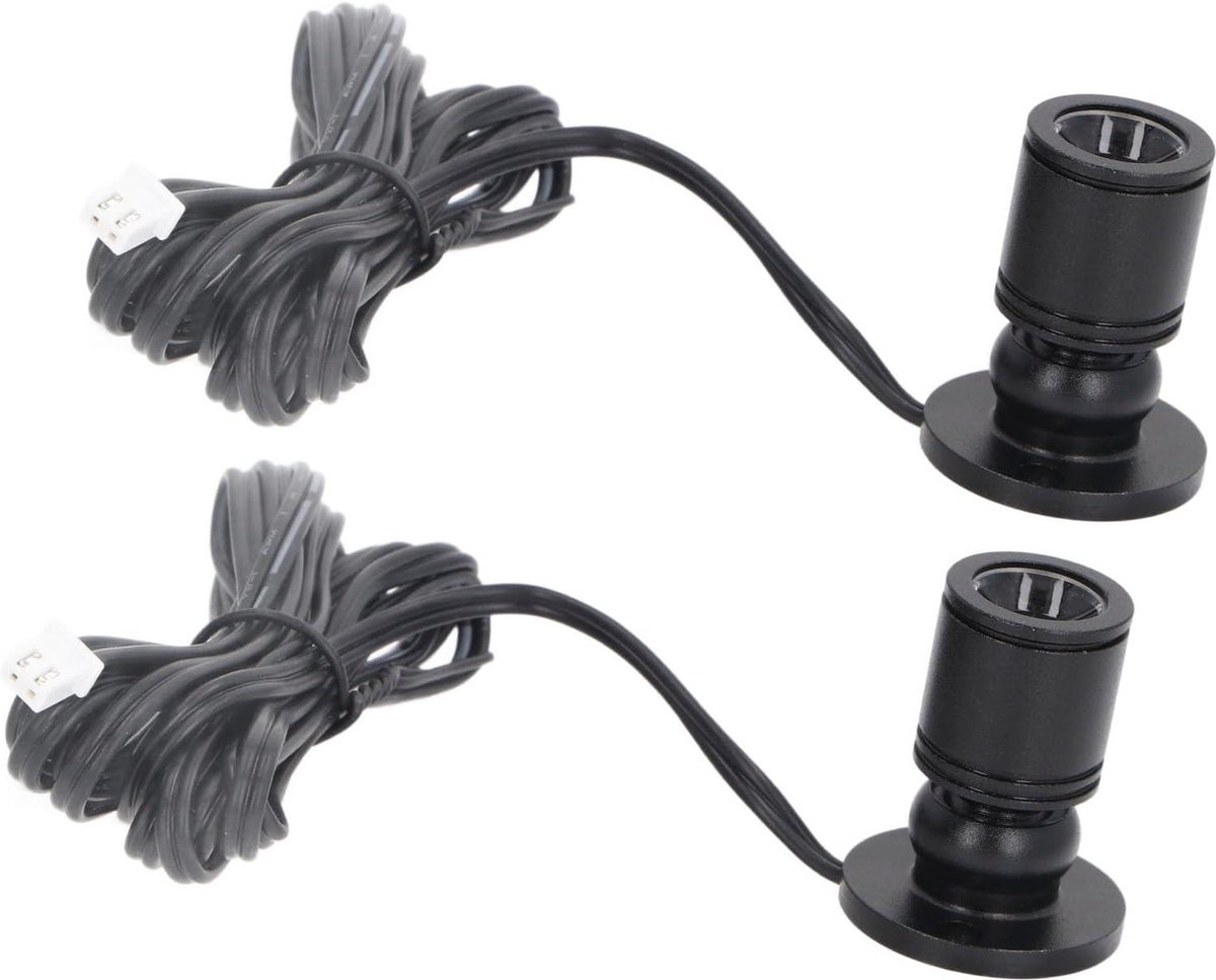 Mini Spots LED Avec Variateur D'intensité – Alimentation USB 5V, Câble 2 M, Aluminium – Pour Vitrines, Armoires, étagères
