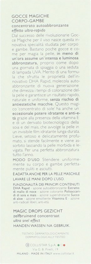 Collistar Body-Legs Magic Drops Zelfbruiner - 125 ml