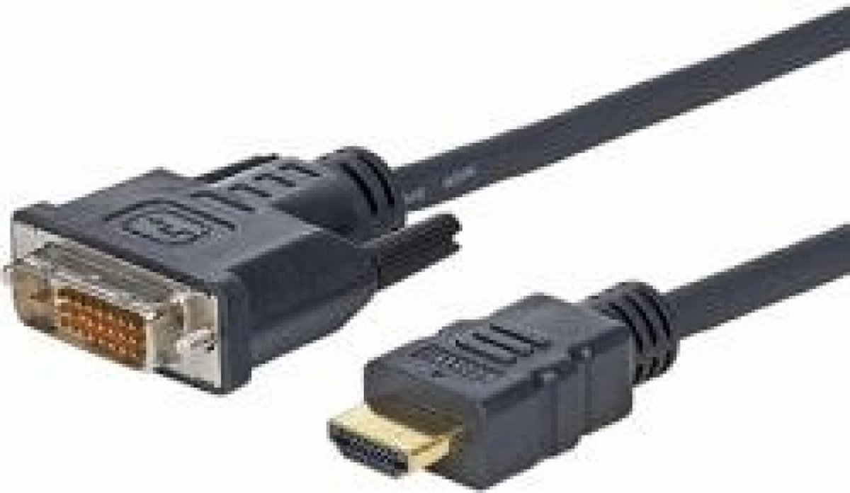 VivoLink 15m HDMI - DVI-D Zwart