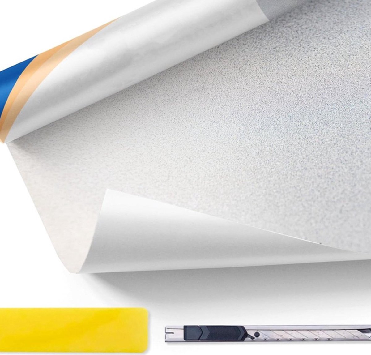 Raamfolie 70 x 200 cm inkijkwerend isolerend mat zelfklevend