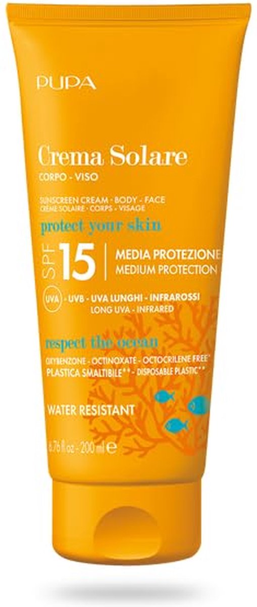 Goedkoopste Sunscreen Cream Spf15 - Voděodolný Opalovací Krém Na Tělo I Obličej 200ml