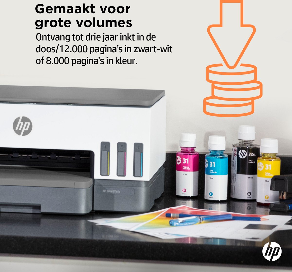 HP Smart Tank 7005 - All-in-One Inkttank Printer - Inclusief tot 3 jaar inkt - Grijs — afbeelding 3