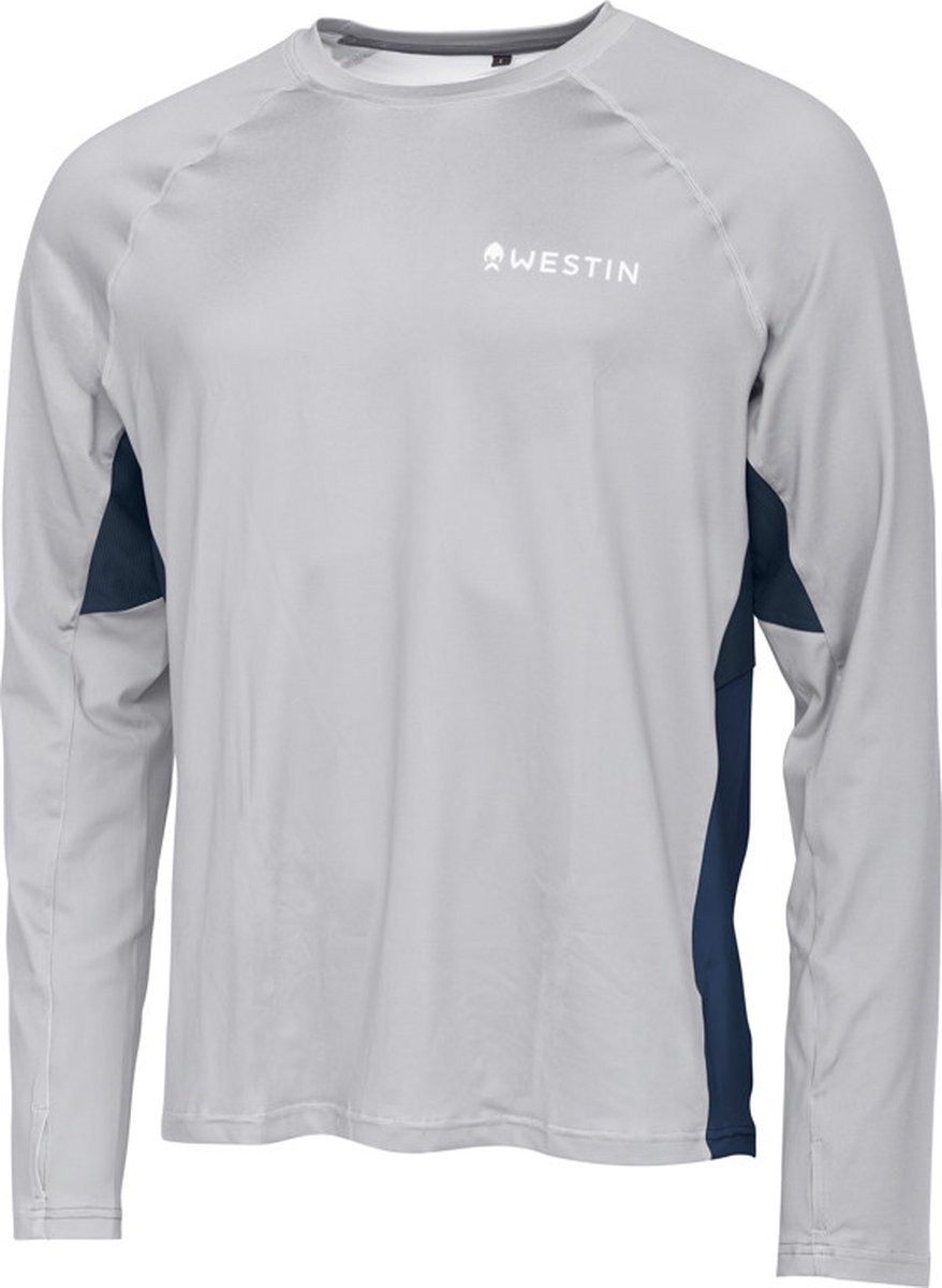 Westin Fishing shirt Flats UPF Sage Large Grijs