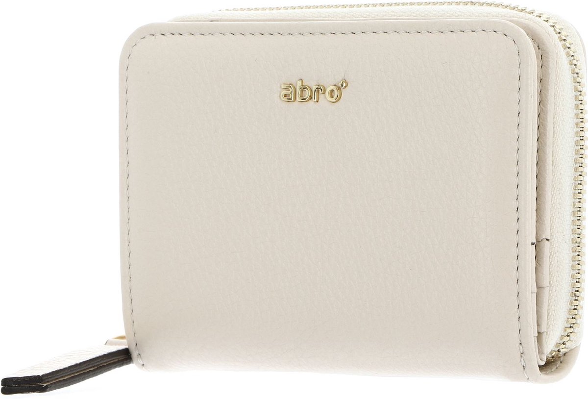 abro Leren Portemonnee Leather Dalia Wallet Beige