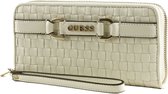 GUESS Portemonnee Majka SLG Large Zip Around Wallet White Wit