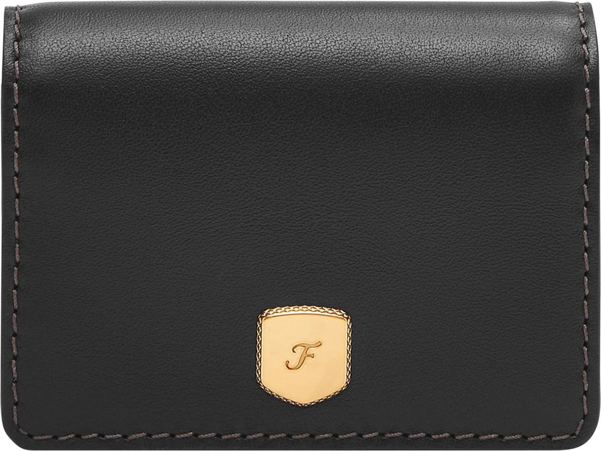 FOSSIL portemonnee Lennox Small Flap Wallet Black zwart