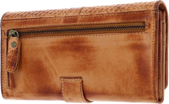 CHIEMSEE Pelle portafoglio Paraguay Wallet High With Flap Cognac marrone