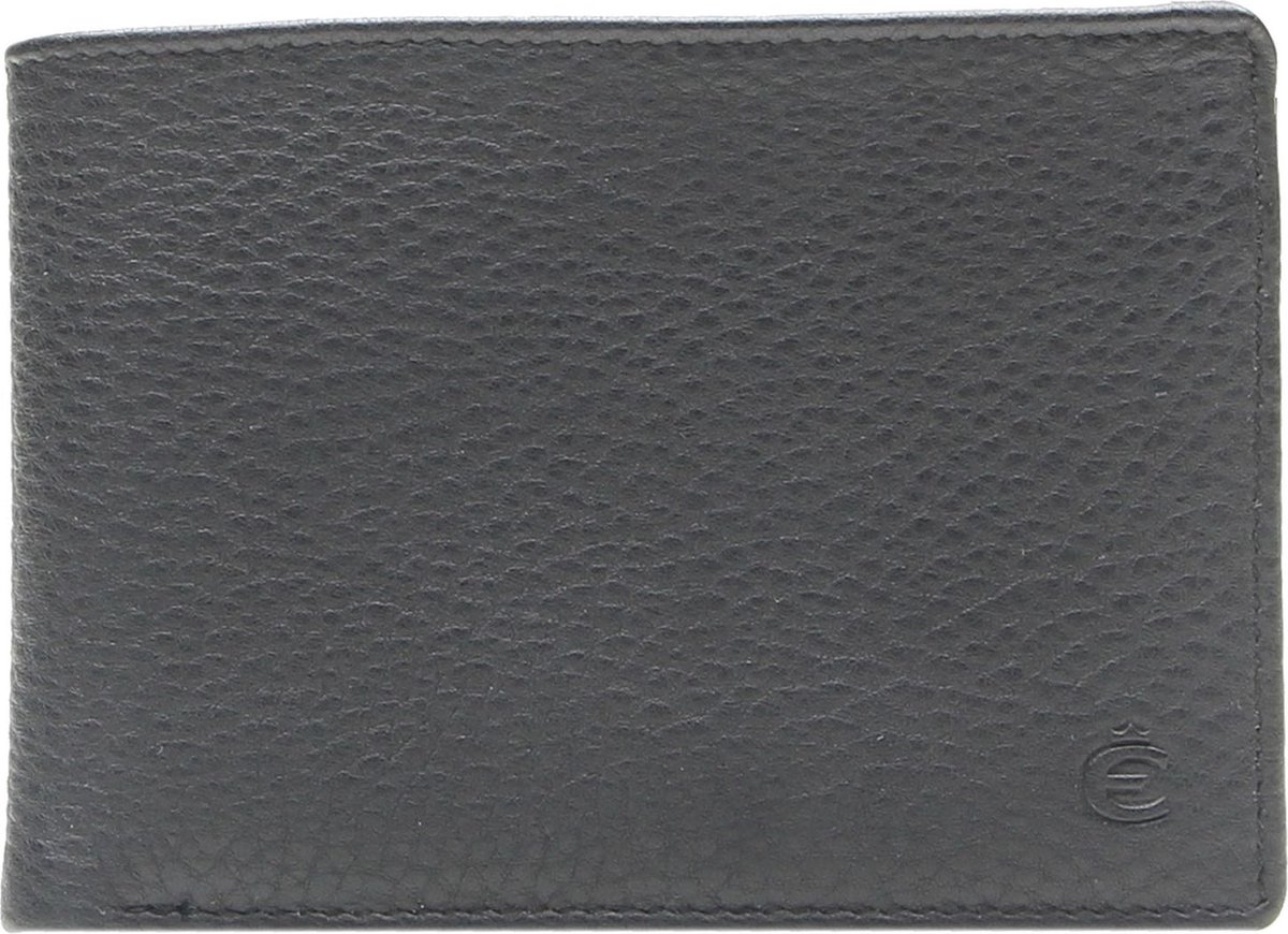 Esquire Portemonnee Deer Little Billfold Wallet Black Zwart