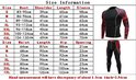 Tableau des tailles et images d'un haut de sport noir et d'un legging avec un imprimé graphique rouge.