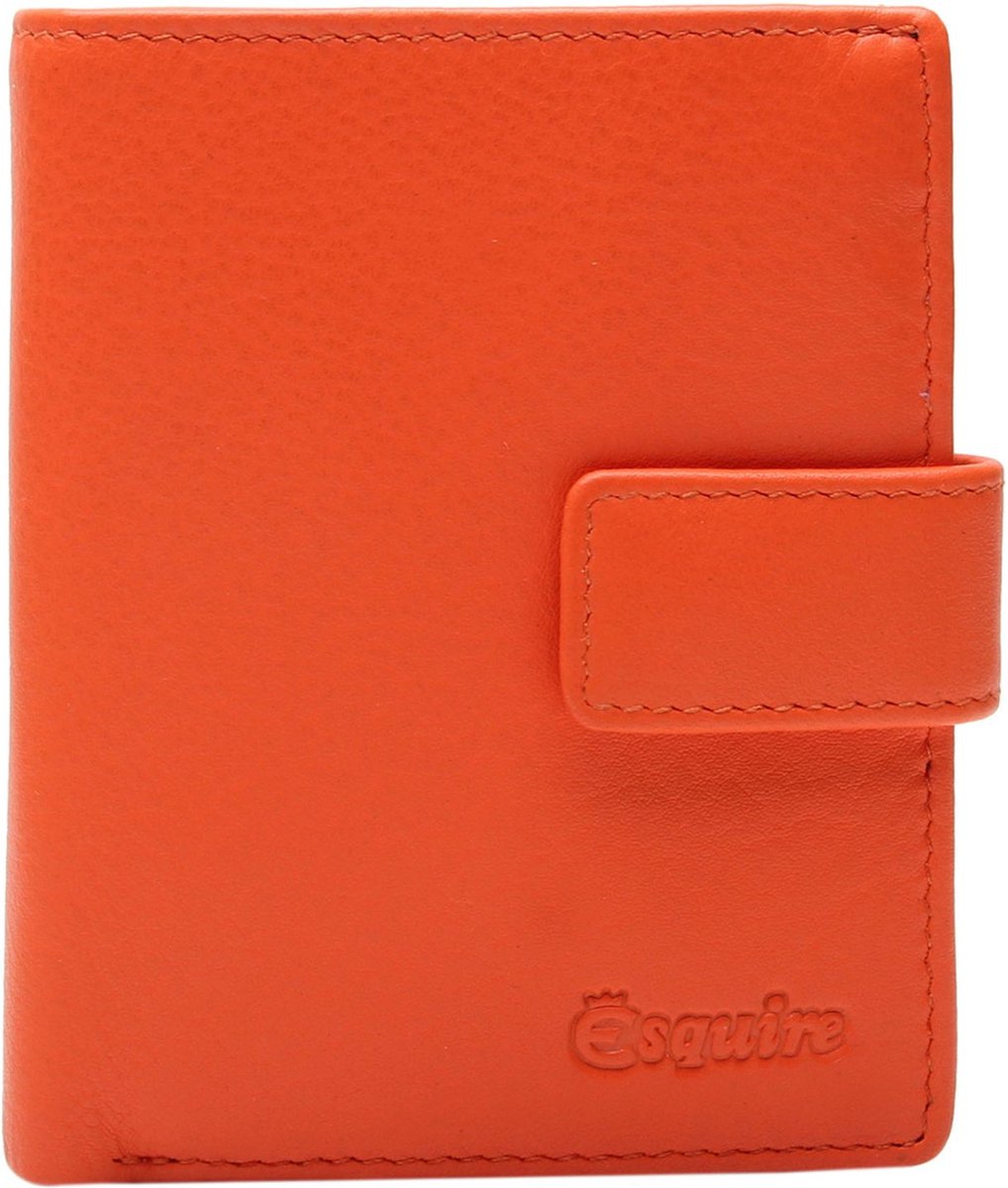 Esquire Leren Portemonnee Viktoria 62 Wallet Flamme Oranje