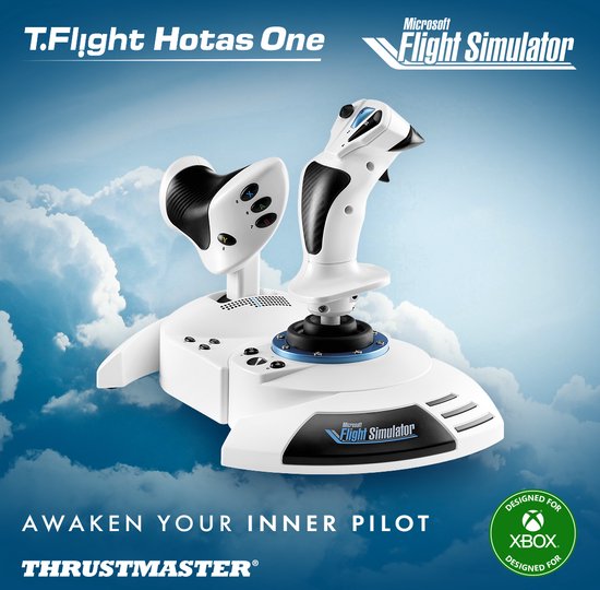 Thrustmaster T.Flight Hotas One - Microsoft Flight Simulator Edition - Flight Stick & Throttle - Xbox Series X|S / PC