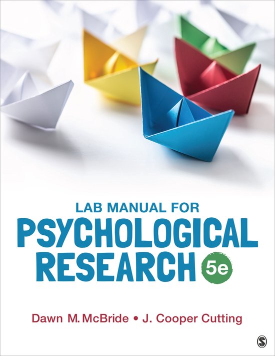 Lab Manual for Psychological Research - cover