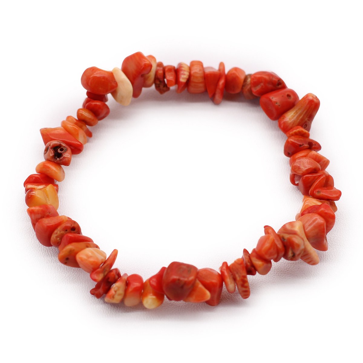 3 x Chipstone Armband - Coralite Steen