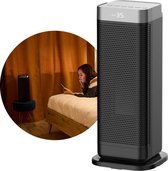 Bol.com Luvego Elektrische Kachel 2000W Keramische Ventilatorkachel | Met afstandsbediening en timerfunctie | Extra lange kabel aanbieding