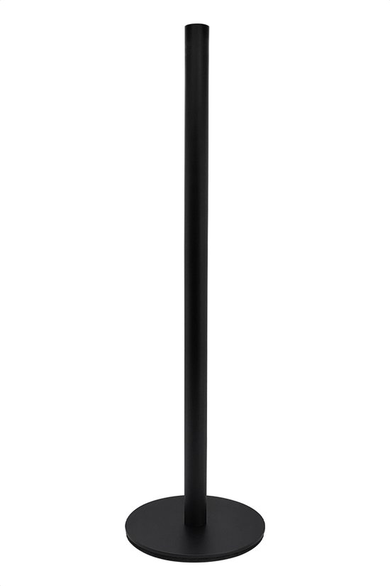 Sanics® Reserverolhouder Vrijstaand - WC Papier Houder 4 Rollen - WC rolhouder Zwart - Toiletrolhouder RVS