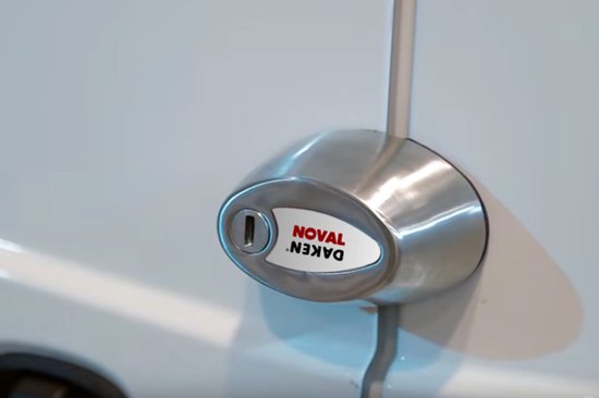 DAKEN Saturn Evo Enkel Anti-Diefstal Slot - Robuust Slot Voor Bestelwagens, Handmatige Vergrendeling
