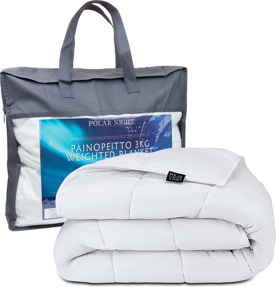 Polar Night Verzwaringsdeken 5-13kg, 135x200cm (Katoen) - 9 kg