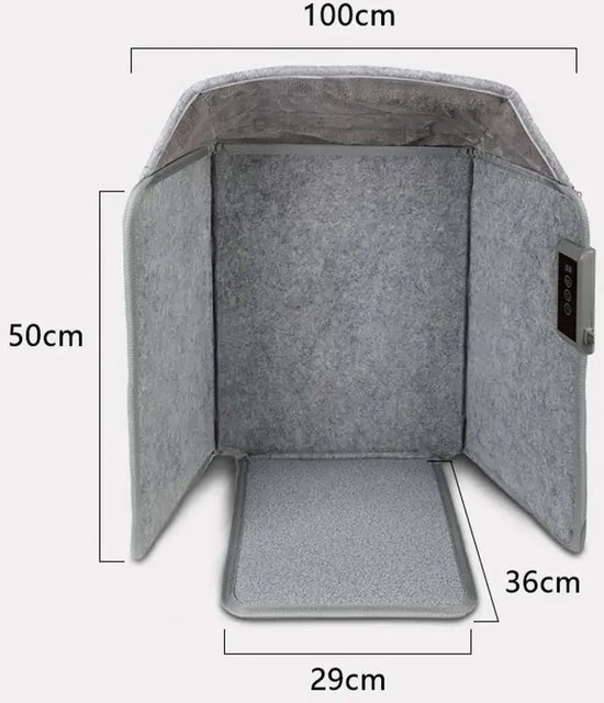 Plaque chauffante infrarouge auto-adhésive 30 x 60 c 150 W Chauffage