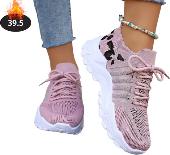 Bovista Chaussures pour femmes Femme - Baskets pour femmes - Confortables - Sportives - Casual - Adulte - Rose - Taille 39,5