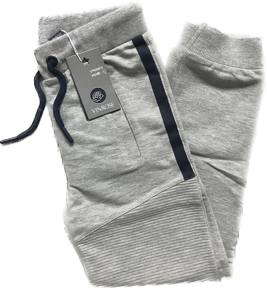 Vinrose jongens broek Grey melange