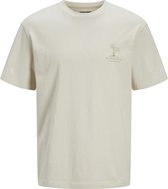 JACK & JONES Jcoconcrete Globe Tee SS - Maglietta Uomo Girocollo, Manica Corta, Vestibilità Larga - Primavera