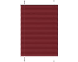 vidaXL - Plissé - rolgordijn - 95x100 - cm - stofbreedte - 94,4 - cm - bordeauxrood