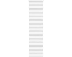 vidaXL - Zebra - rolgordijn - 60x230 - cm - stofbreedte - 55,9 - cm - polyester - wit
