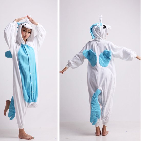 Onesie Licorne bleu clair taille XL - Animaux - Vêtements d'habillage - enfants - garçons - filles - Costume maison