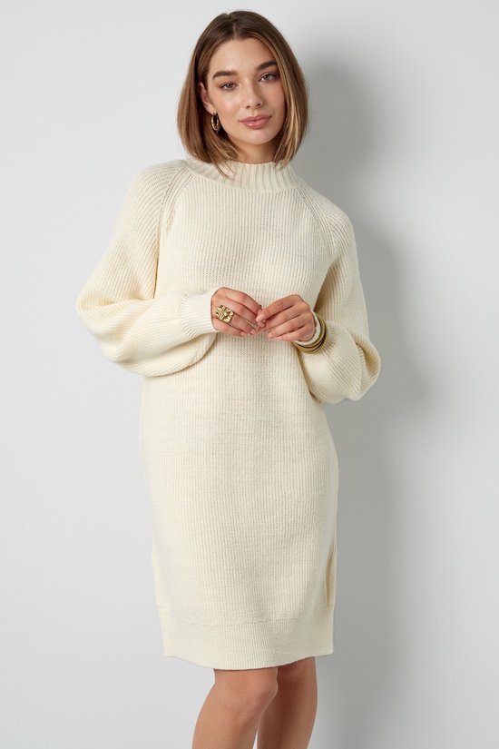 Expresso Grofgebreide midi trui-jurk • Zwart • de Bijenkorf