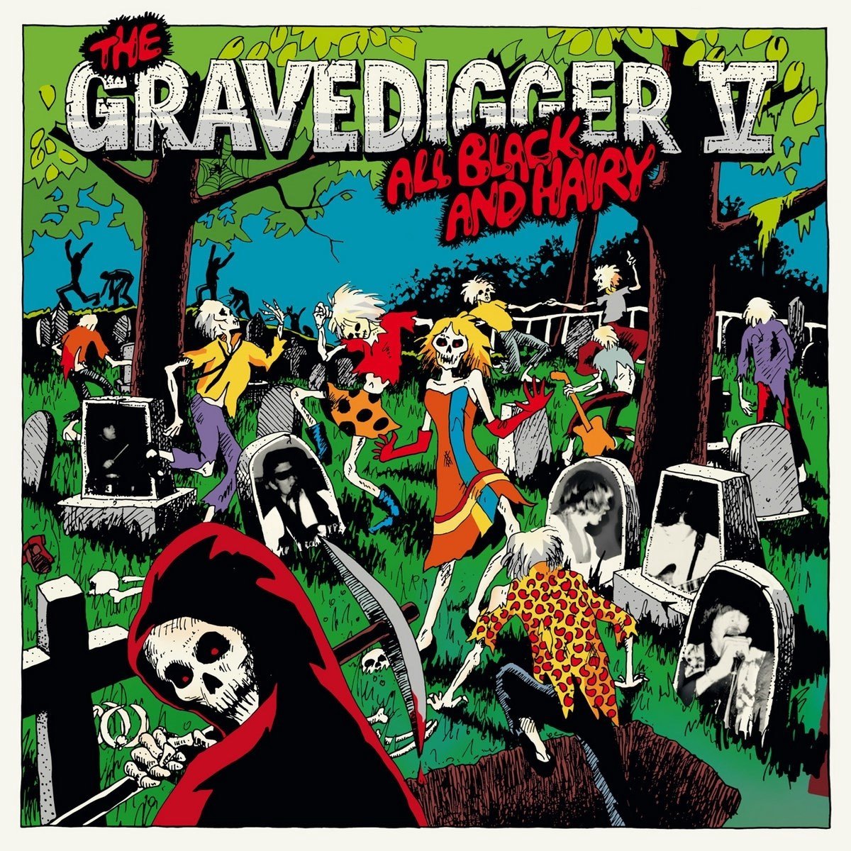 Gravedigger V - All Black And Hairy (LP)