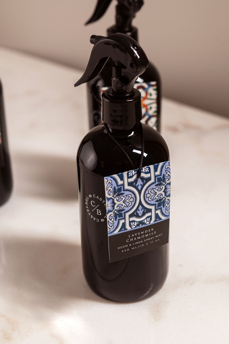 Goedkoopste Castelbel - huisparfum & linnenparfum - spray - lavendel & kamille - 450ml - Portugal - glazen fles