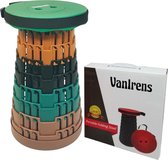 VanIrens® Telescoop kruk - Inklapbaar - krukje - opvouwbaar - kruk - verstelbaar - voetensteun - camo
