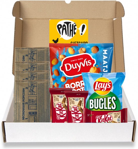 deluxe filmpakket met Pathé Thuis Cadeaukaarten - XXL PREMUIM PAKKET- GESCHENK PAKKET- bioscoop pakket