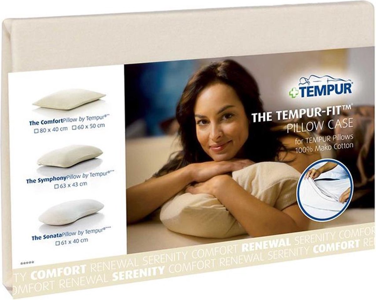 Kussensloop Tempur-Tempur Crème-Ombracio - Tempur