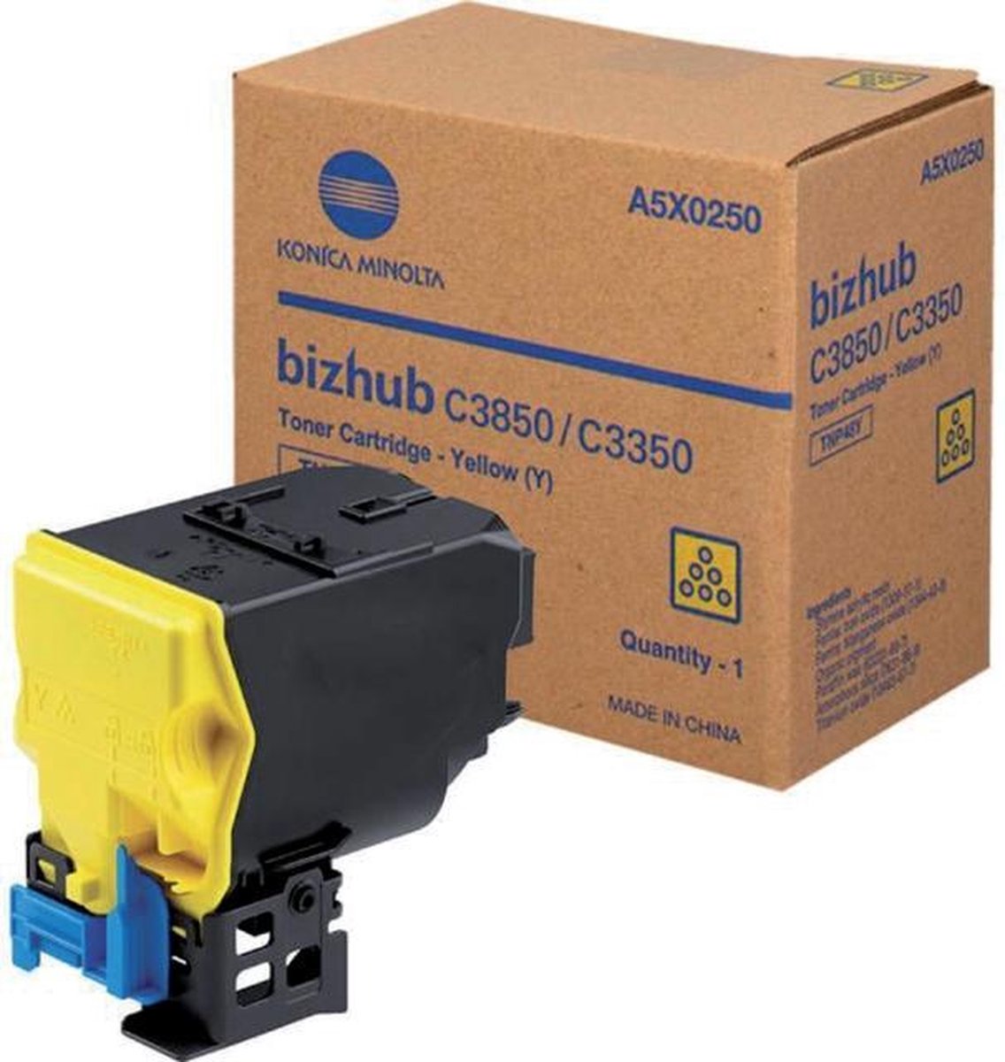 Tonercartridge konica minolta a5x0250 10k geel