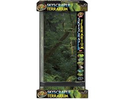 Zoo Med Skyscraper terrarium 46x46x91 cm | Hoog glazen terrarium voor klimmende reptielen