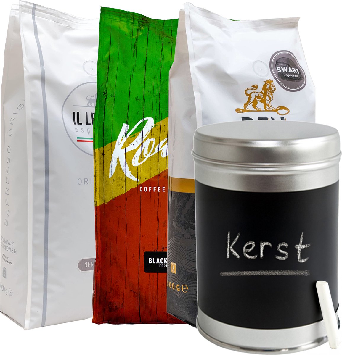 Goedkoopste Krachtige Espresso Koffieproeverij - Koffiebonen - 3KG Koffiebonen - Inclusief Koffieblik - Cadeau - Verse Koffie - Roasta Coffee - Den Leeuw Koffie - Il Leone Espresso