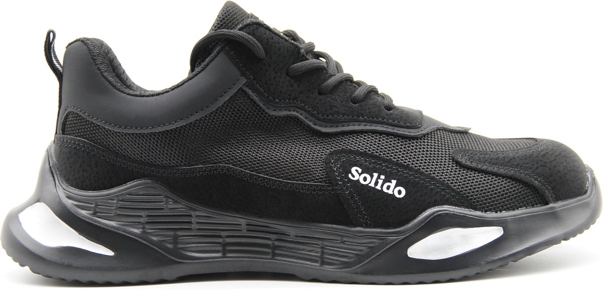 Solido Veiligheidsschoenen - Werkschoenen - Stalen Neus - Sneaker - Ademend en licht design - Maat 46