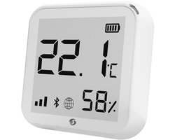 Shelly Plus H&T Temperatuursensor en luchtvochtigheidssensor Bluetooth Low Energy, WiFi