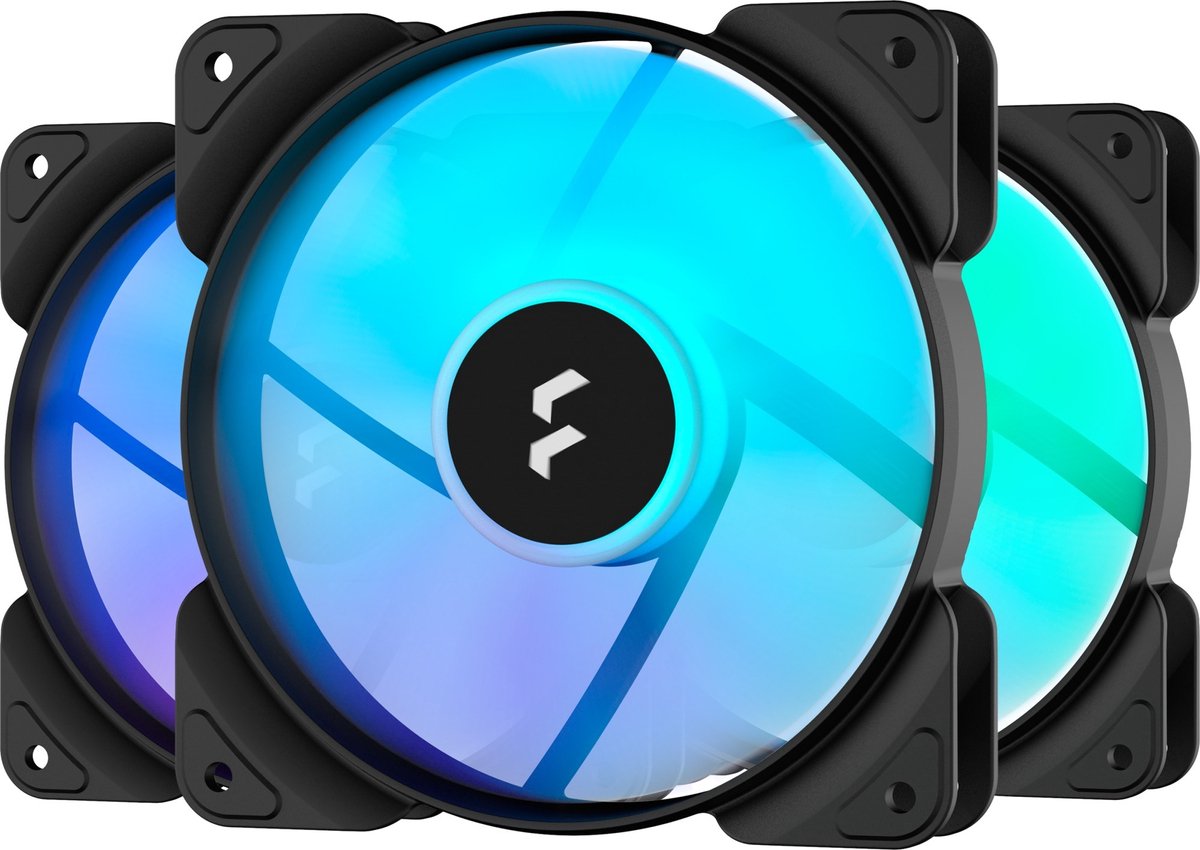 Fractal Design Aspect 12 RGB PWM 3-pack Zwart, 120mm