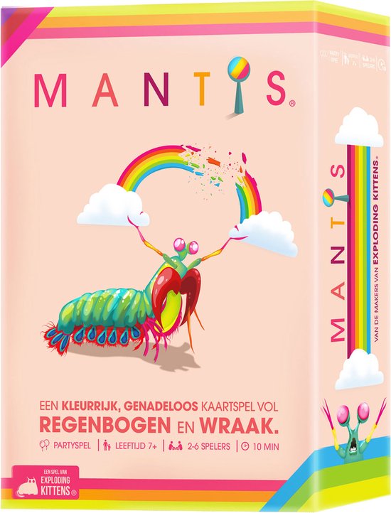Exploding Kittens - Mantis - Kaartspel - Partyspel