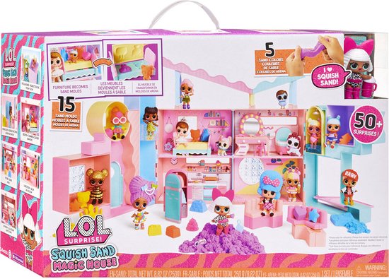 L.O.L. Surprise! Squish Sand Magic House - Met minipop - Poppenhuis