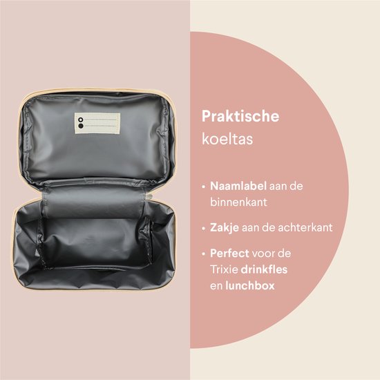 Trixie Lunchtas - Mrs. Unicorn - Koeltas voor kinderen - Met naamlabel - Thermische Tas voor Lunch - Thermal Lunch Bag - Roze van Trixie — afbeelding 4