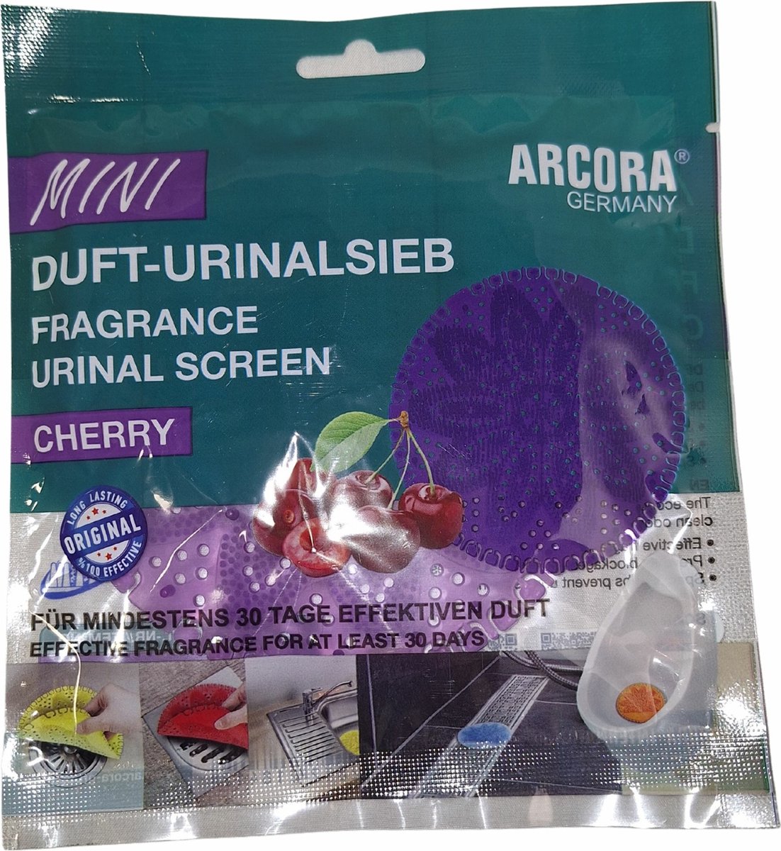 Geurmat Urinoir Mini Cherry Paars