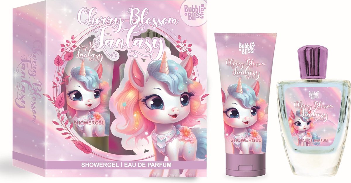 Goedkoopste Bubble Bliss Giftset Cherry Blossom-Parfum en Showergel