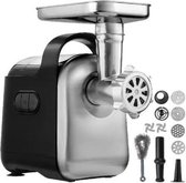 Bol.com Gehaktmolen deluxe - Zwart - Professioneel - Compact - RVS - Vleesmolen aanbieding