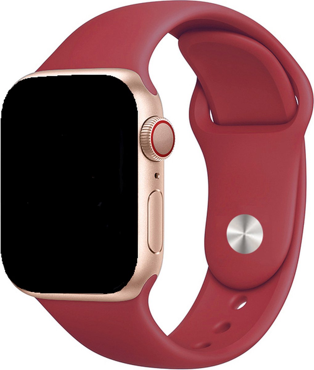 Quality Trade Bandje - Geschikt Voor Apple Watch - Siliconen - Roze - Verstelbaar- 38/40/41mm