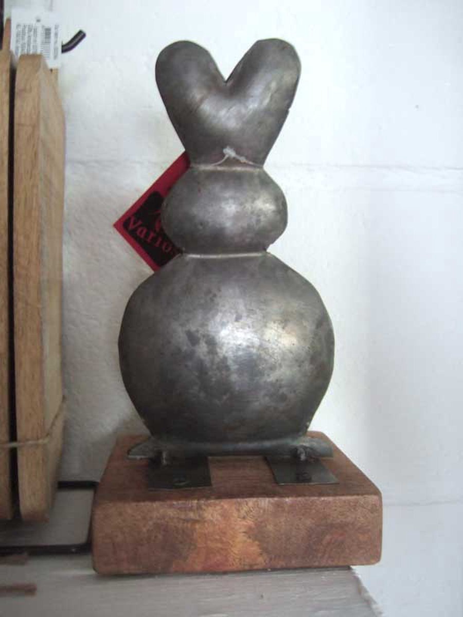 Iron rabbit S 13x25cm